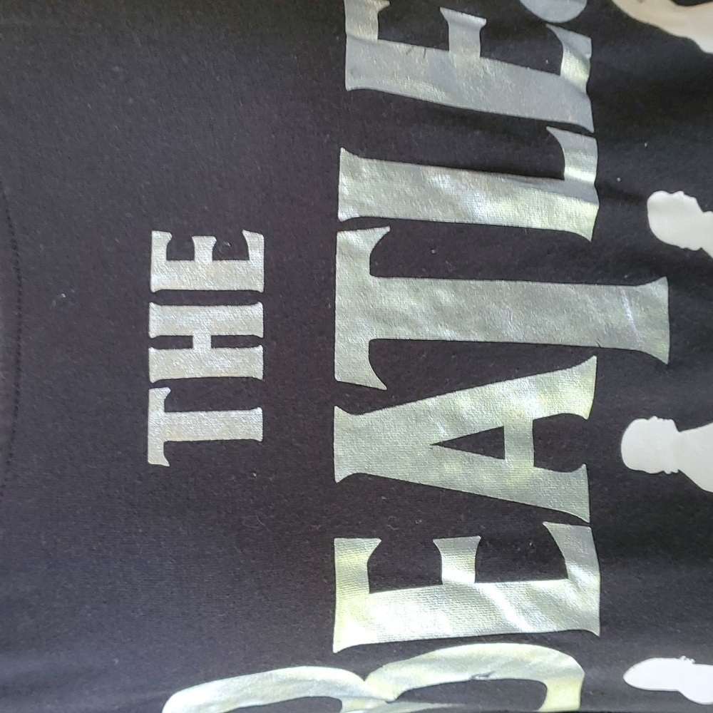 The Beatles black with silver letters long sleeves tee. Size small. Goo… - Picture 2 of 9